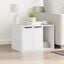 vidaXL Mueble arenero para gatos madera ingeniería blanco, , large indicador imagen numero 8