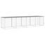 vidaXL Gallinero con techo acero galvanizado gris claro 1003x98x90 cm, , large indicador imagen numero 5
