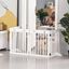 PawHut barrera de seguridad plegable color Blanco, , large indicador imagen numero 3