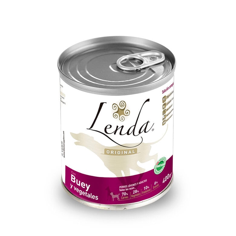 400 g Lenda Nature Buey lata para perros
