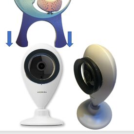 Cámara HD-Compatible con cubiertas decorativas AKEMIRA
