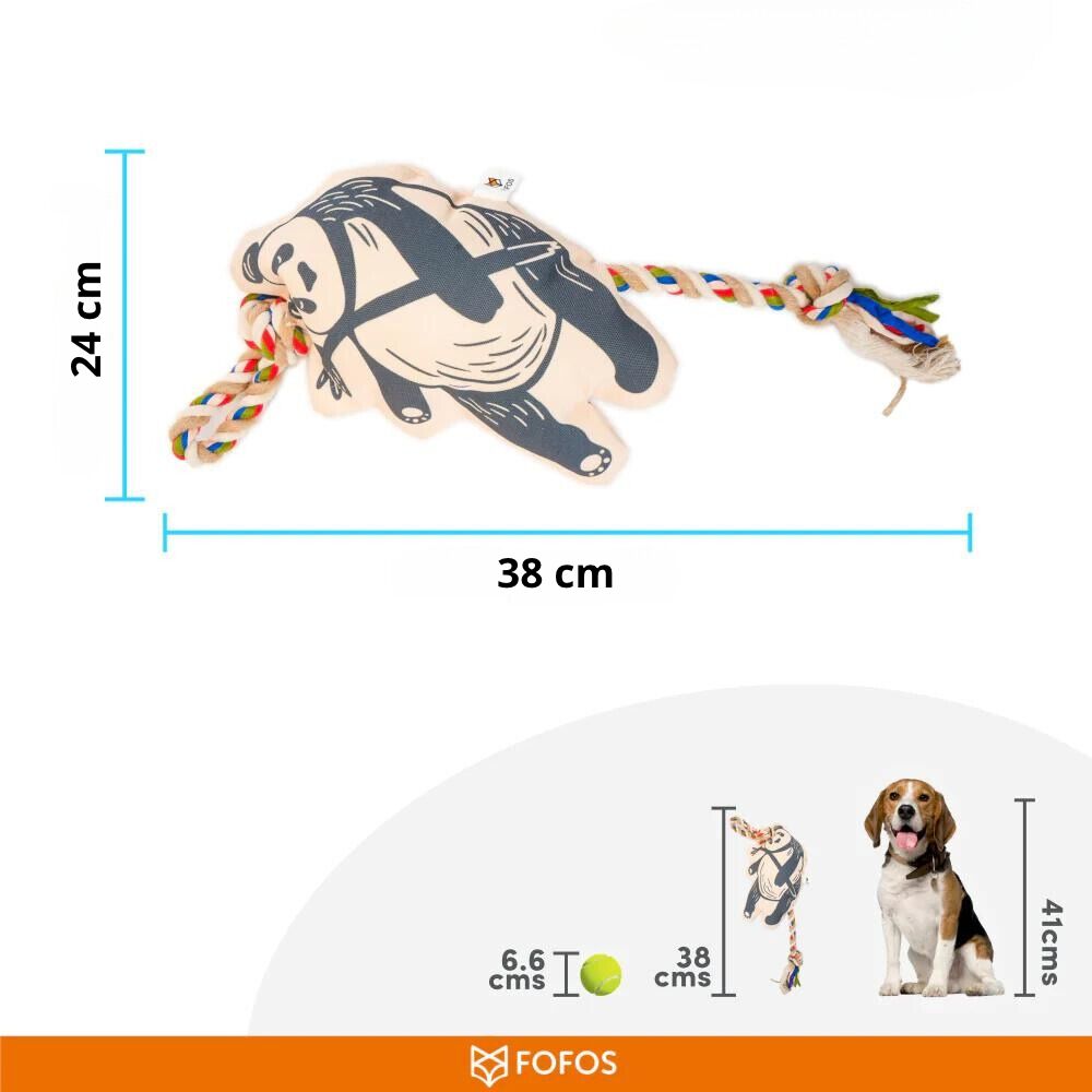 FOFOS | Panda Juguete de Cuerda - Para Perro, , large Imagen numero 2