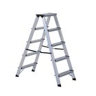 Escalera de tijera plegable Homcom color Metal, , large image number null