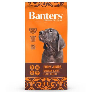 Banters Puppy Junior Pollo y Arroz pienso para cachorros