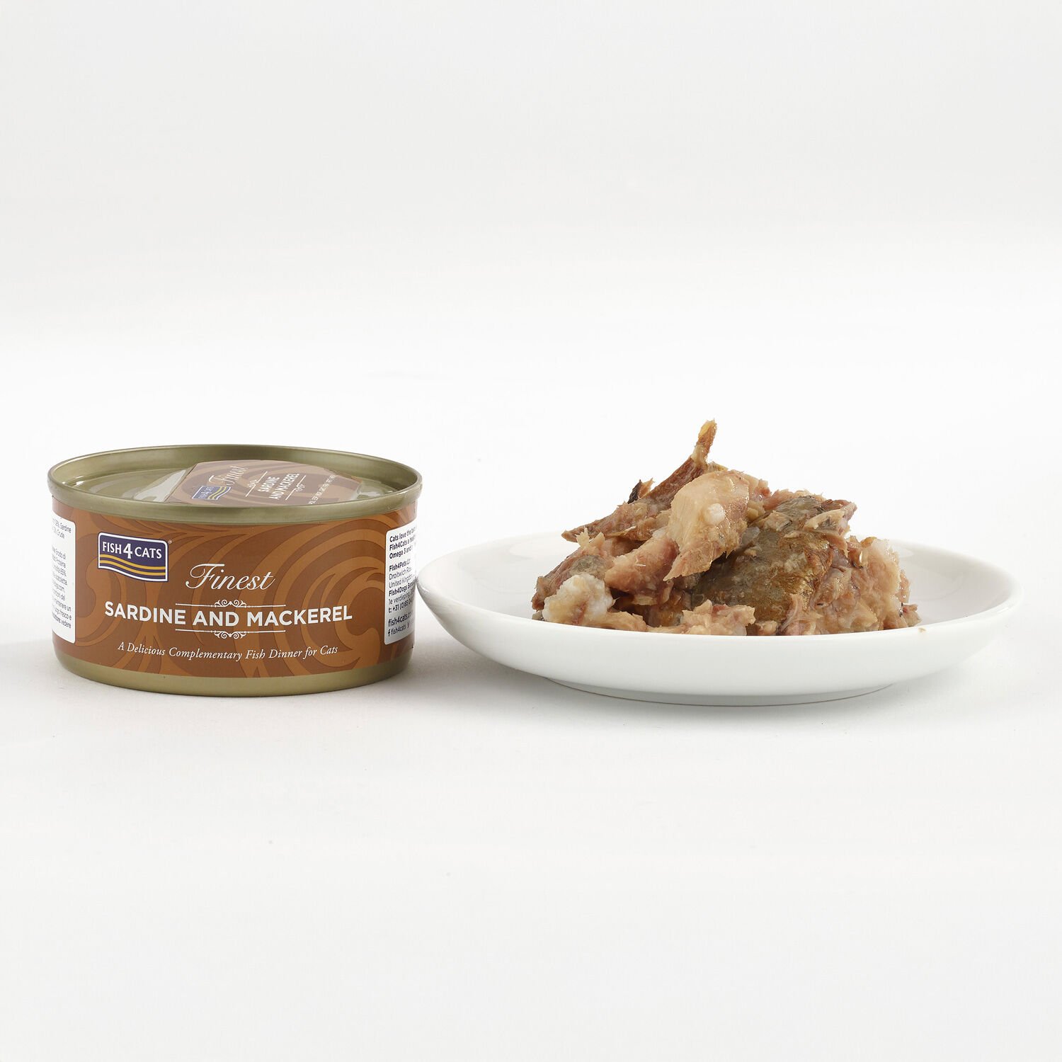 Fish4Cats Lata Filete Sardina con Caballa para gatos thumbnail