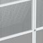 vidaXL Jaula de pájaros acero galvanizado gris 215x78x200 cm, , large indicador imagen numero 8