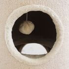 Casita con rascador para gatos color Beige, , large image number null