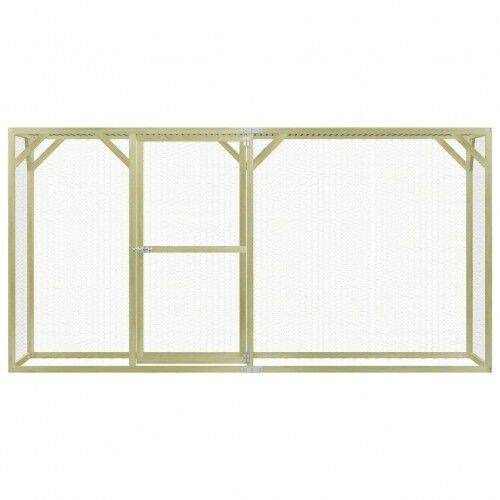 Gallinero de madera y malla para el exterior thumbnail