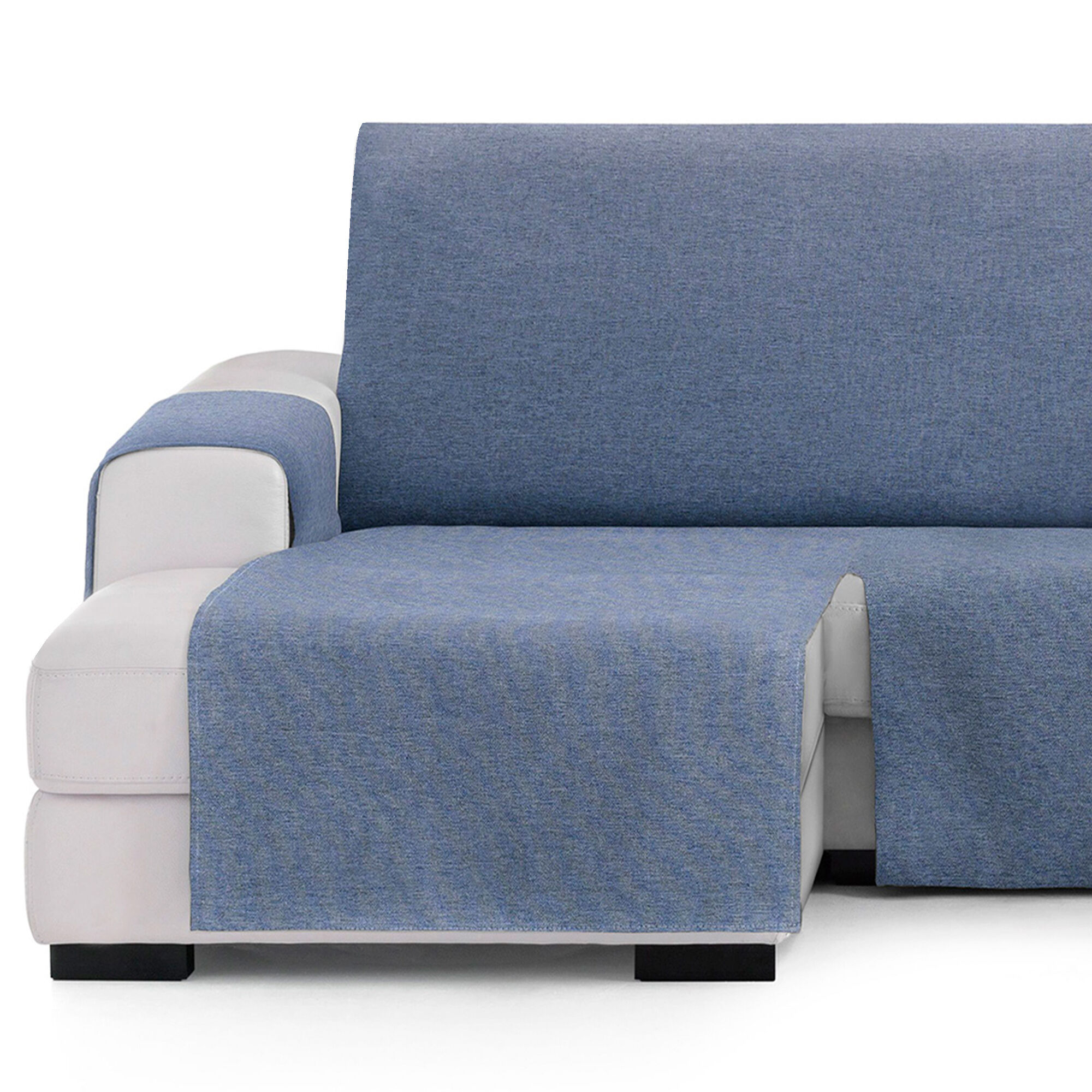 Vipalia Protector Cubre Sof&aacute; Chaise Izquierdo 240 Color Azul Modelo Brisa, , large Imagen numero 2