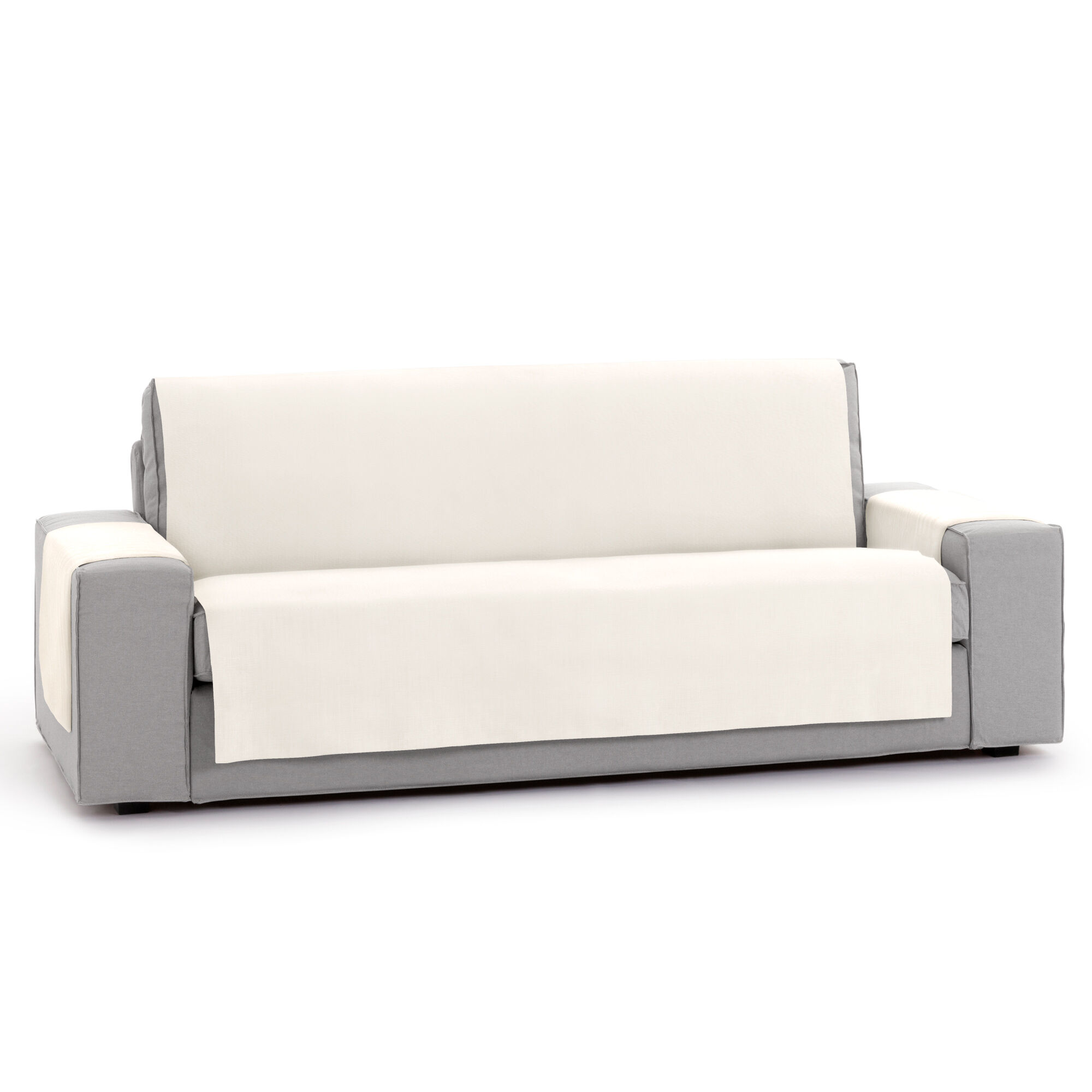 Protector Cubresofa Sofa Royale 115 cm. Color Marfil. 2 plazas (120-170 cm), , large Imagen numero 1