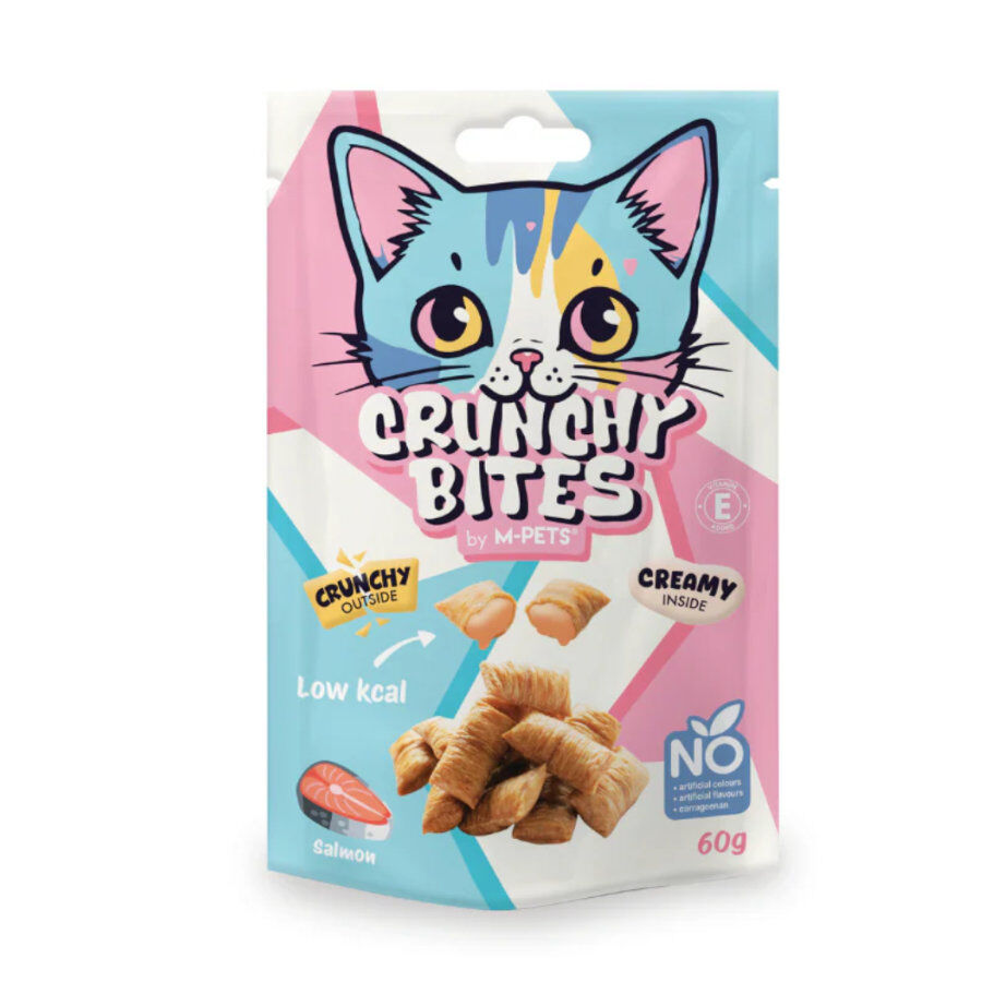 60 g M-Pets Salm&oacute;n snack crujiente para gatos, , large Imagen numero 1