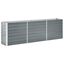 vidaXL Arriate elevado de jardín acero galvanizado gris 240x40x77 cm, , large indicador imagen numero 1