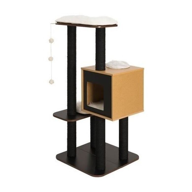 Vesper High Base Rascador Negro para gatos thumbnail
