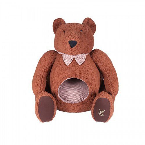 Cama de oso Woof para perros color Marr&oacute;n, , large Imagen numero 1