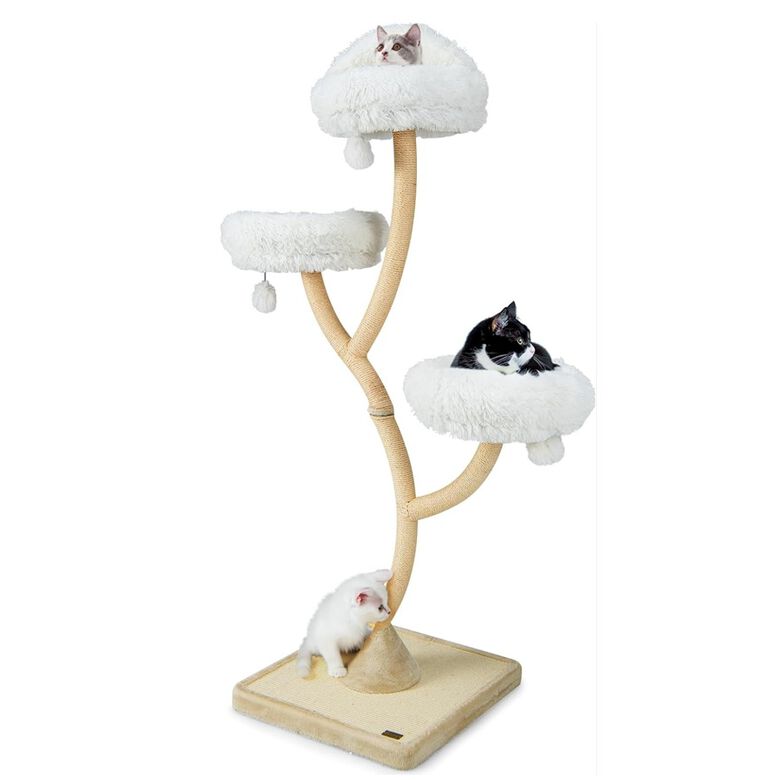 COSTWAY Árbol beige para Gatos thumbnail