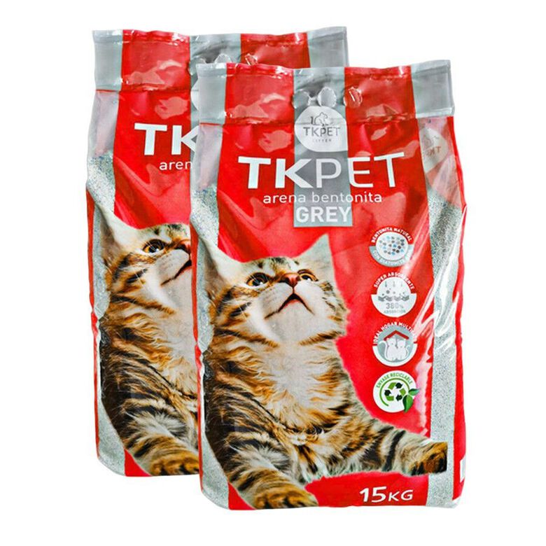 TK-Pet Arena Aglomerante Grey de Bentonita para gatos thumbnail