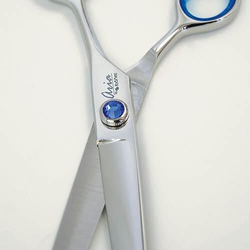 Ibañez Aria Tijeras rectas azules para perros y gatos thumbnail