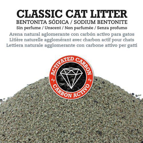 Classic Cat Litter Sodium Bentonite Arena aglomerante para gatos thumbnail