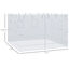 Outsunny 4 Paredes Laterales para Carpa 300x195 cm Mosquitera para Cenador con 6 Ventanas Enrollable Puerta con Cremallera y Bolsa de Transporte Blanco, , large indicador imagen numero 3