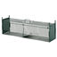 PawHut Trampa para Animales Vivos Jaula de Captura Metálica con 2 Puertas Asa para Conejos Visones Zorros Pequeños 100x25x28 cm Verde Oscuro, , large indicador imagen numero 1