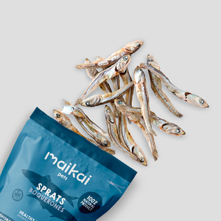 MAIKAI Boquerones Deshidratados Snacks para Perros y Gatos