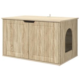 vidaXL Casa para Gatos Sonoma 85 x 55 x 53,5 cm Madera de ingenier&iacute;a