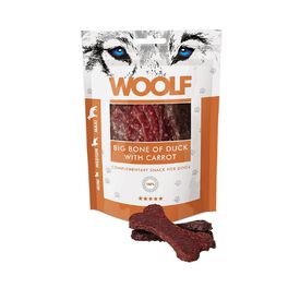 Woolf Hueso Grande De Pato Y Zanahorias para perros