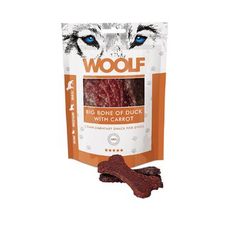 Woolf Hueso Grande De Pato Y Zanahorias para perros