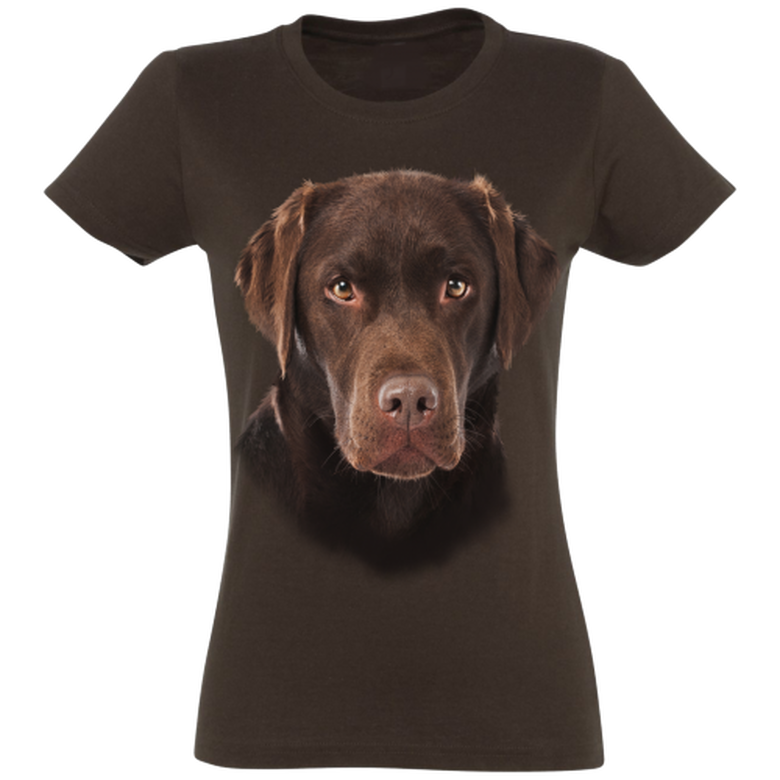 Camiseta Mujer Retriever color Marrón, , large image number null