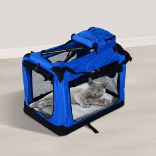 Bolsa de transporte PawHut para viaje 4 entradas color Azul y Negro thumbnail