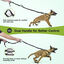 Nobleza Correa Perro Manos Libres Elástica con Bolsillo, Correa Retráctil para Perros con Doble Cuerda Elástica, Cinturón Ajustable, Banda Reflectante, , large indicador imagen numero 4