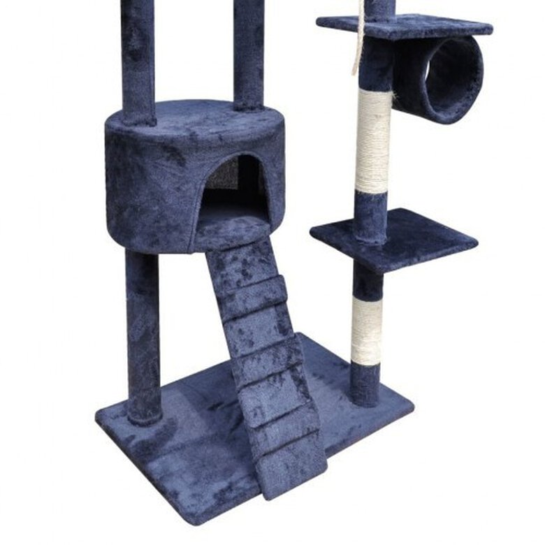 Rascador con postes XL para gatos color Azul, , large image number null
