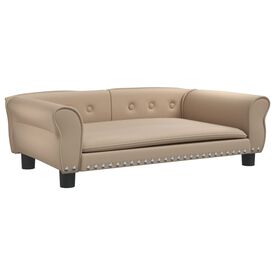 Vidaxl Cama color crema estilo sofá para perros