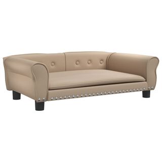 Vidaxl Cama color crema estilo sofá para perros