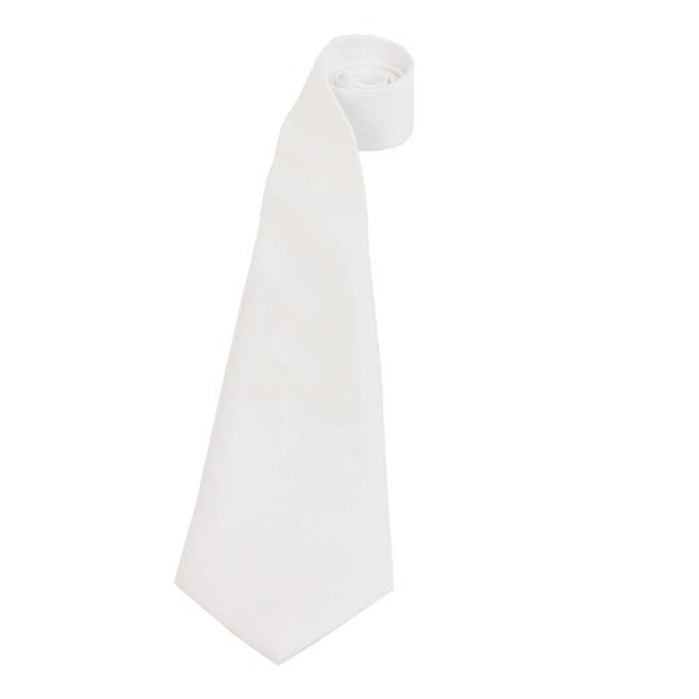 Corbata lisa infantil para concurso hípica color Blanco, , large image number null