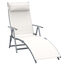 Outsunny Tumbona Plegable Tumbona de Jardín con Respaldo Ajustable en 7 Niveles Almohada y Reposabrazos Carga 165 kg para Piscina Terraza Camping 137x63,5x100,5 cm Beige, , large indicador imagen numero 1