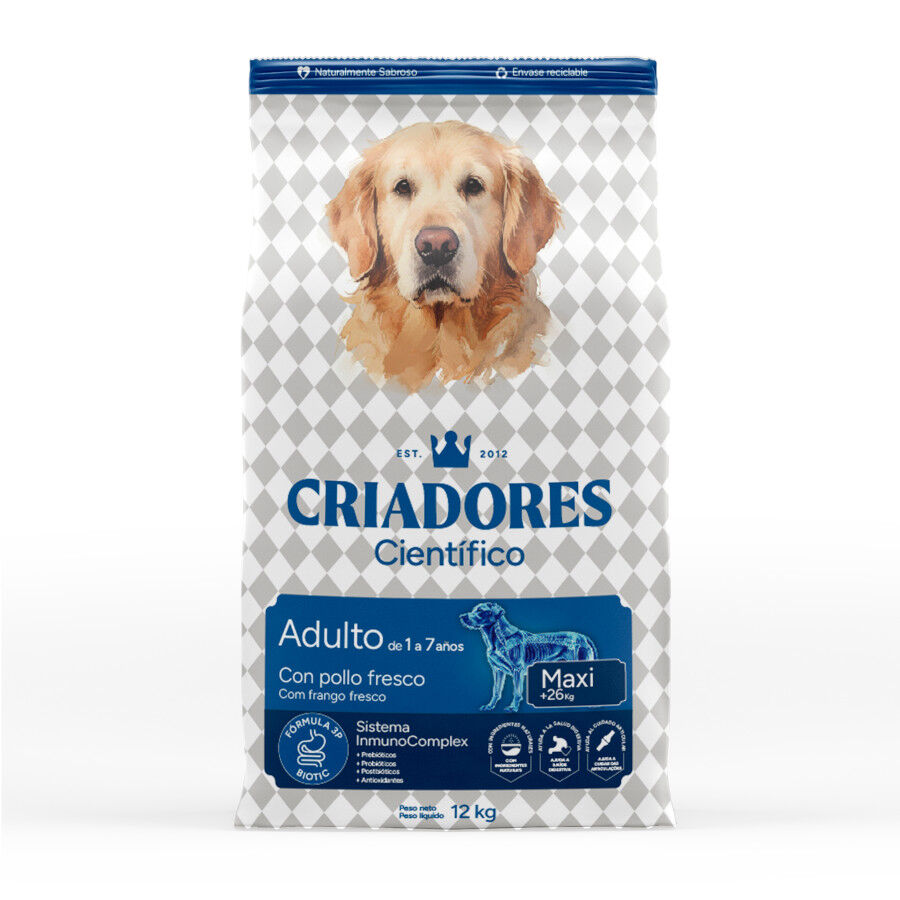Criadores Cient&iacute;fico Adulto Maxi Pienso Pollo para perros, , large Imagen numero 1