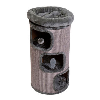 Catshion Tony Rascador gris de 3 pisos para gatos