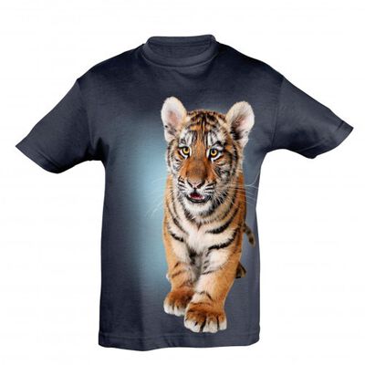 Camiseta Niño Tigre bebé color Azul