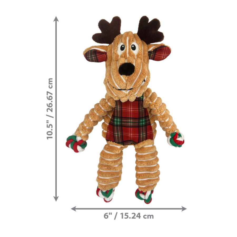 Kong Holiday Floppy Knots Reno de peluche para perros, , large Imagen numero 3