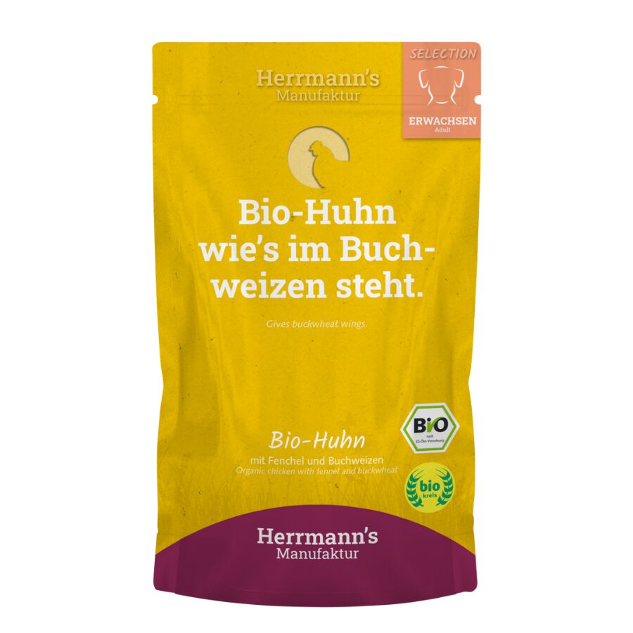 Selection Adulto BIO Pollo con hinojo y trigo sarraceno 15 x 150g, , large Imagen numero 1