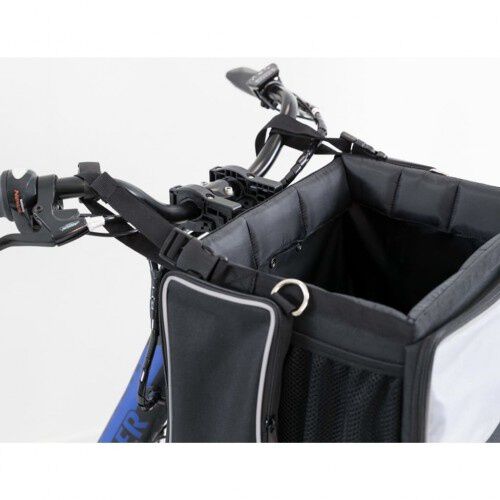 Cesta de bicicleta para mascotas color Negro y Gris, , large Imagen numero 3