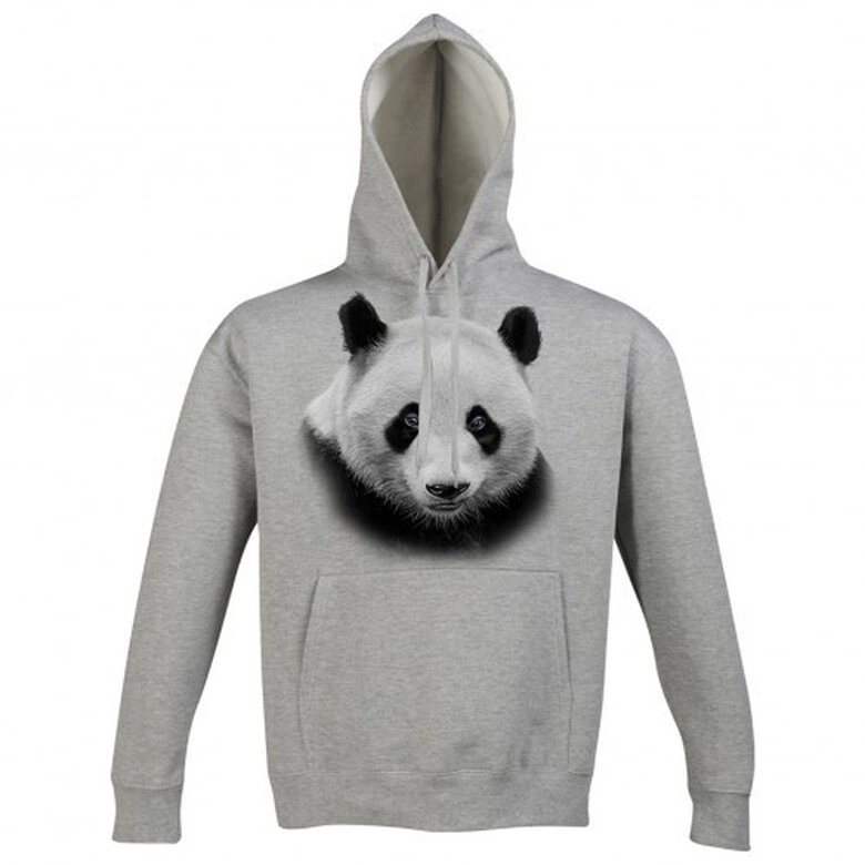 Sudadera con gorro Panda color Gris, , large image number null