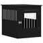 vidaXL Jaula para perros madera de ingeniería negro 64,5x80x71 cm, , large indicador imagen numero 1