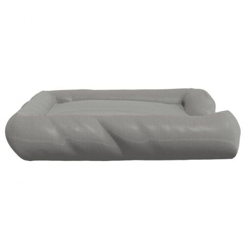 Vidaxl cama rectangular acolchada gris claro para mascotas, , large Imagen numero 14