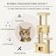 PawHut Árbol rascador para gatos Pawhut color Beige, , large indicador imagen numero 5