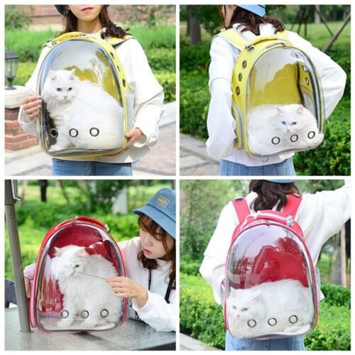 Mochila transportin color Amarillo, , large Imagen numero 4