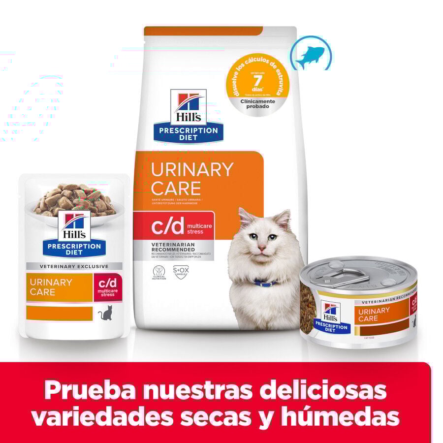 Hill&#039;s Prescription Diet Urinary Care c/d pescado azul pienso para gatos thumbnail