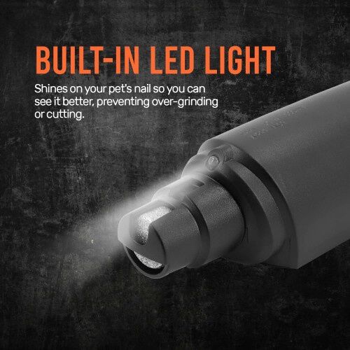 Edipets lima de uñas eléctrica negra para perros thumbnail