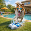 Summer Vibes Pedal de agua interactivo para perros, , large indicador imagen numero 1